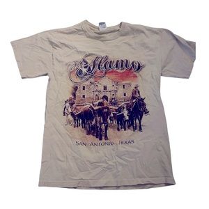 Vintage “The Alamo” 175th Anniversary T-Shirt: Adult Medium: TEXAS: 2011